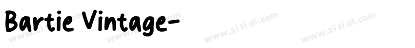 Bartie Vintage字体转换